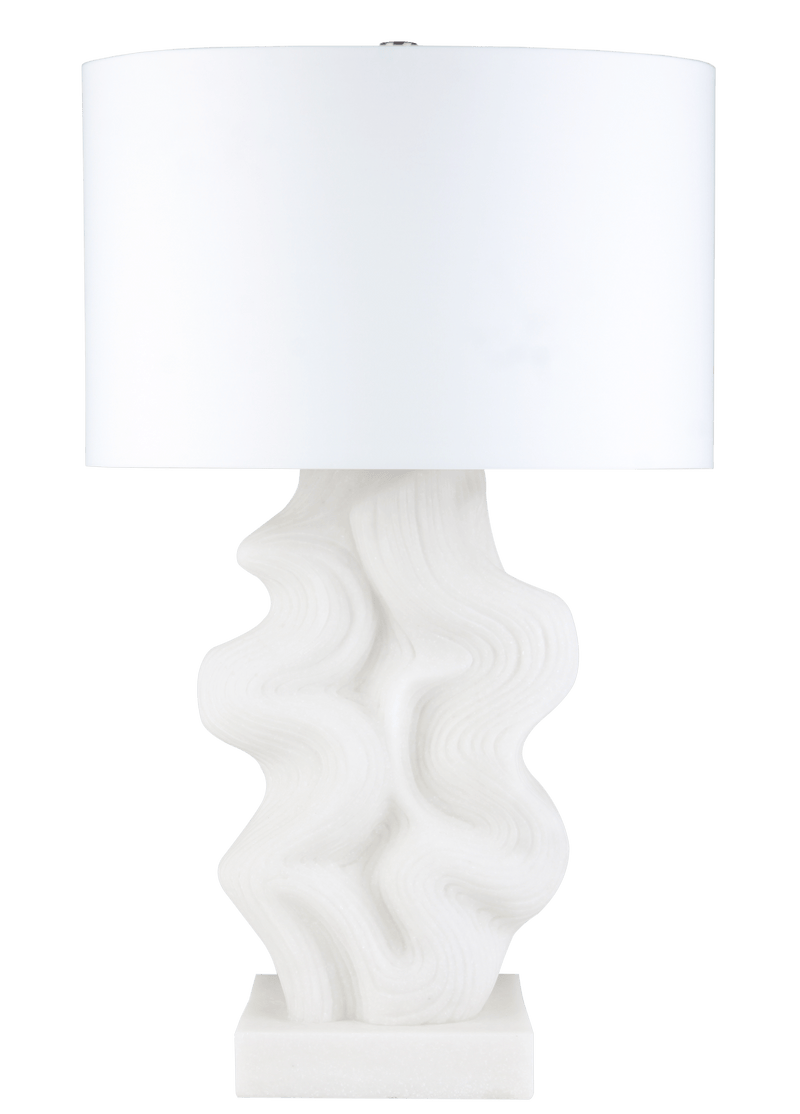 26.5" LYMAN QUARTZ RESIN TABLE LAMP - Al Rugaib Furniture