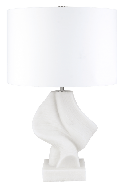 26.5" MANDERSON QUARTZ RESIN TABLE LAMP - Al Rugaib Furniture
