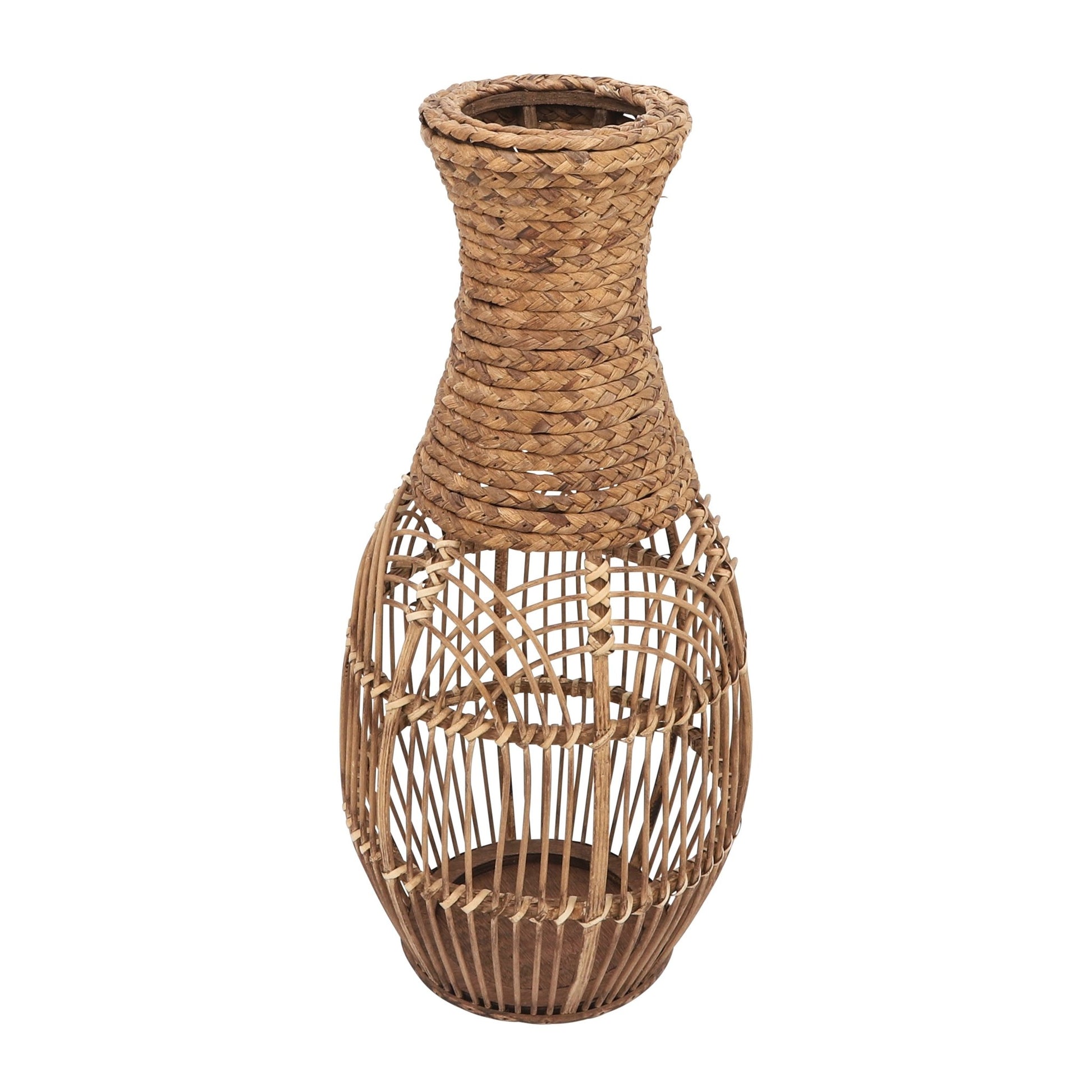 26"H WICKER VASE, BROWN Vases and Jars| Sagebrook Home