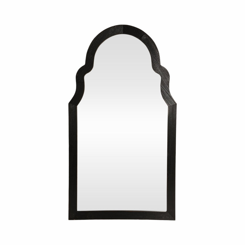 26x47 Arched Mirror, Black - Al Rugaib Furniture