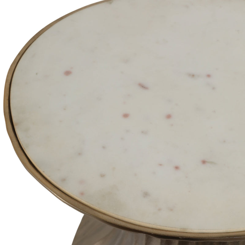 27" Hilo Large Marble Top Table - Al Rugaib Furniture