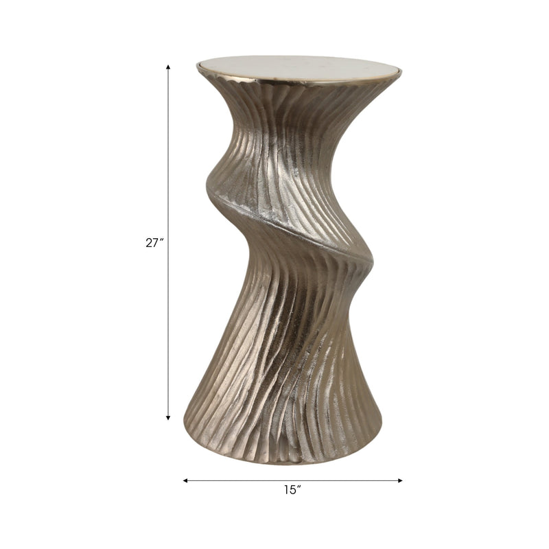 27" Hilo Large Marble Top Table - Al Rugaib Furniture