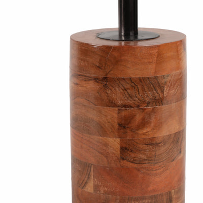 27" Inmar Tall Brown Table, Kd - Al Rugaib Furniture