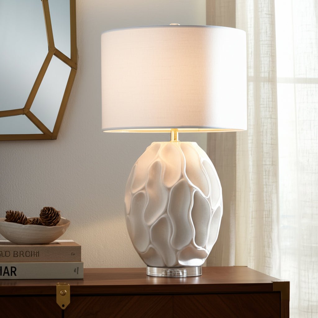 27" Jonava Quartz Resin Table Lamp Table Decors| Sagebrook Home
