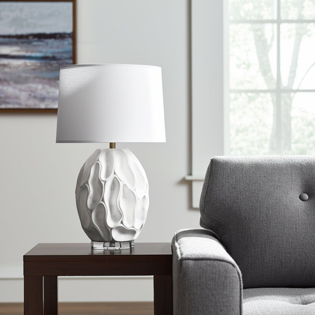 27" Jonava Quartz Resin Table Lamp Table Decors| Sagebrook Home
