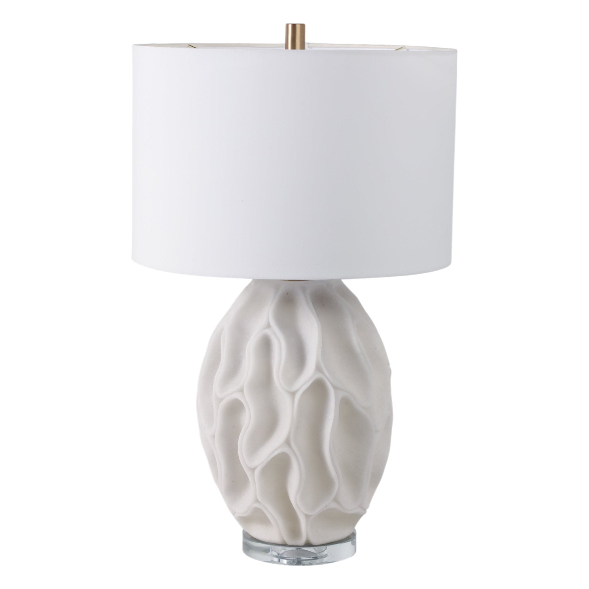 27" Jonava Quartz Resin Table Lamp Table Decors| Sagebrook Home