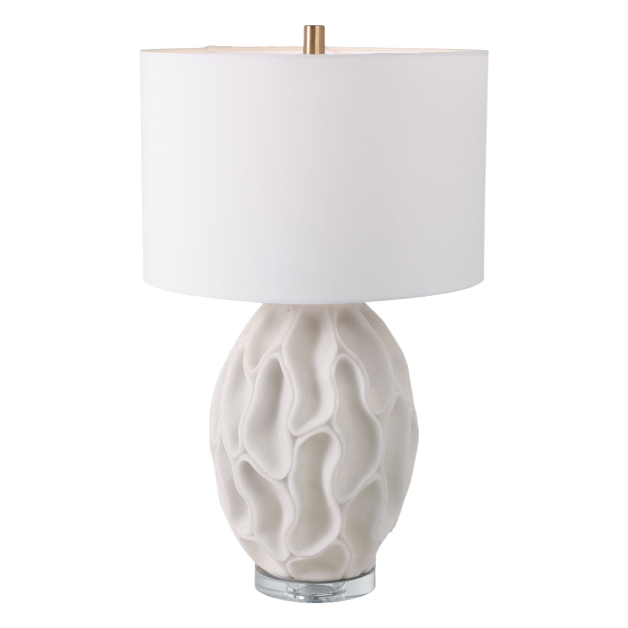 27" Jonava Quartz Resin Table Lamp Table Decors| Sagebrook Home