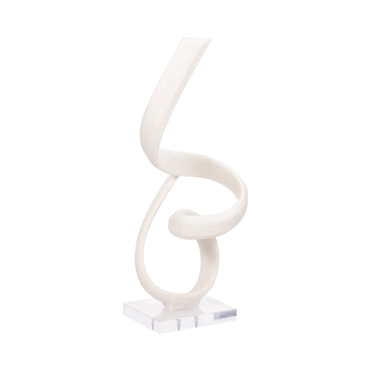 27" KASSANI OVERSIZED QUARTZ RESIN STATUARY, WHITE Table Decors| Sagebrook Home