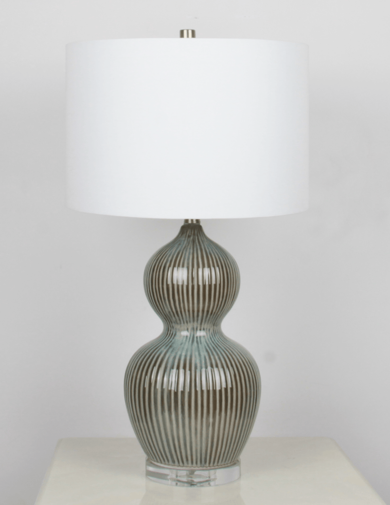 27" RAMIRA CERAMIC TABLE LAMP - Al Rugaib Furniture