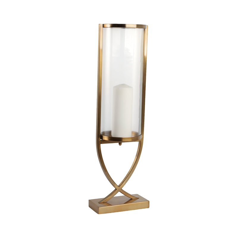 27" Tomah Medium Gold Candle Holder - Al Rugaib Furniture