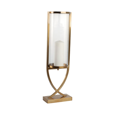 27" Tomah Medium Gold Candle Holder - Al Rugaib Furniture