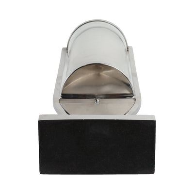 27" Tomah Medium Silver Candle Holder - Al Rugaib Furniture