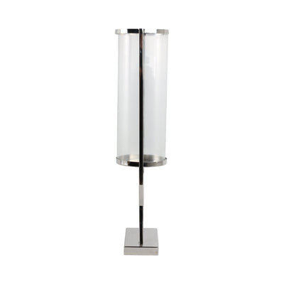 27" Tomah Medium Silver Candle Holder - Al Rugaib Furniture