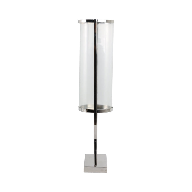 27" Tomah Medium Silver Candle Holder - Al Rugaib Furniture