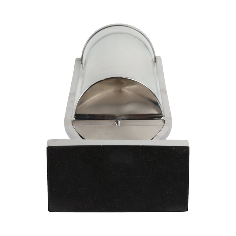 27" Tomah Medium Silver Candle Holder - Al Rugaib Furniture