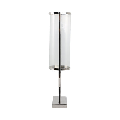 27" Tomah Medium Silver Candle Holder - Al Rugaib Furniture