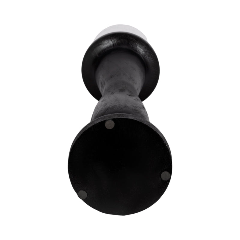 27" Traditional Hurricane On Pedestal, Black - Al Rugaib Furniture