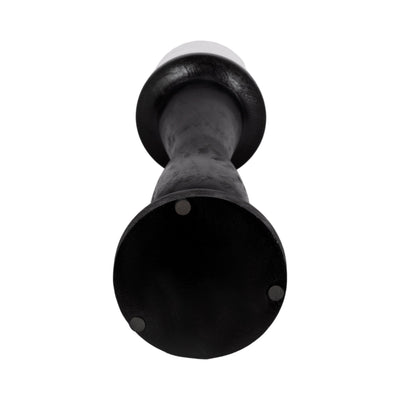 27" Traditional Hurricane On Pedestal, Black - Al Rugaib Furniture