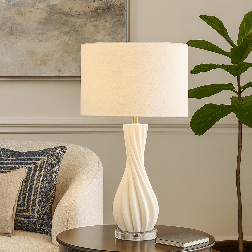 27.5" OPAL 3D PRINTED TABLE LAMP Table Lamps| Sagebrook Home