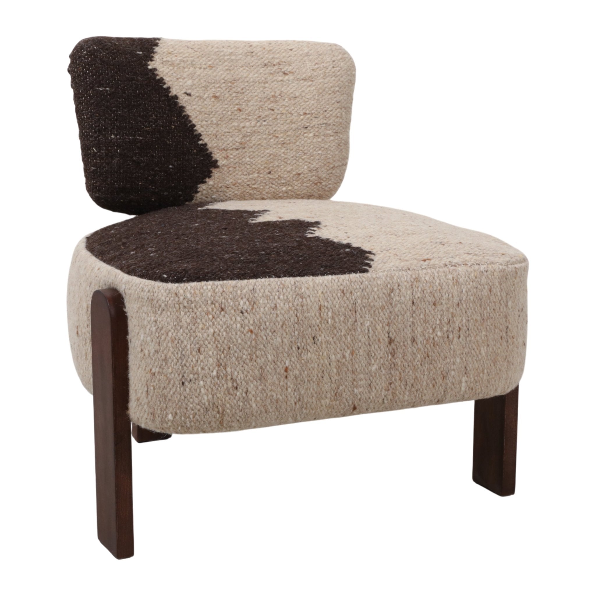 27x26" Textured Accent Chair, Brown/ivory Chairs| Sagebrook Home