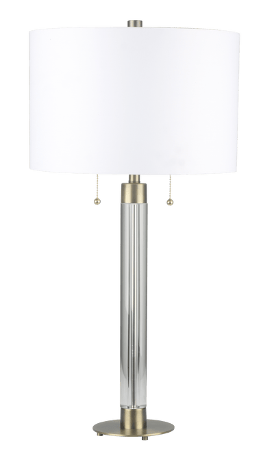 28" KANTARI CRYSTAL TABLE LAMP - Al Rugaib Furniture