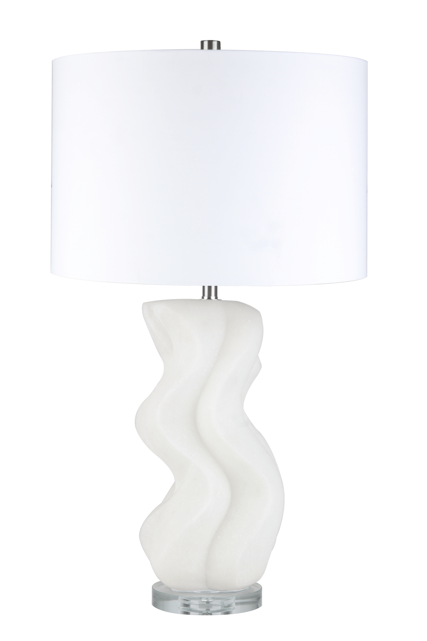 28" LOVELL QUARTZ RESIN TABLE LAMP Table Lamps| Sagebrook Home