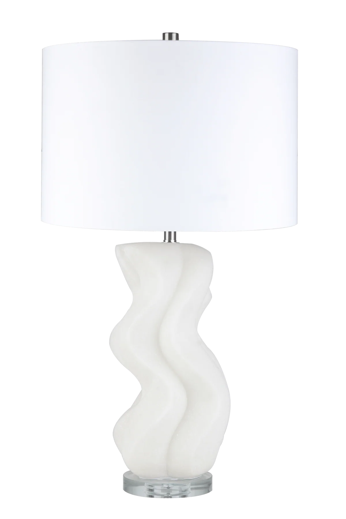 Loreo Sofa Set with 2 Free 28" LOVELL QUARTZ RESIN TABLE LAMP