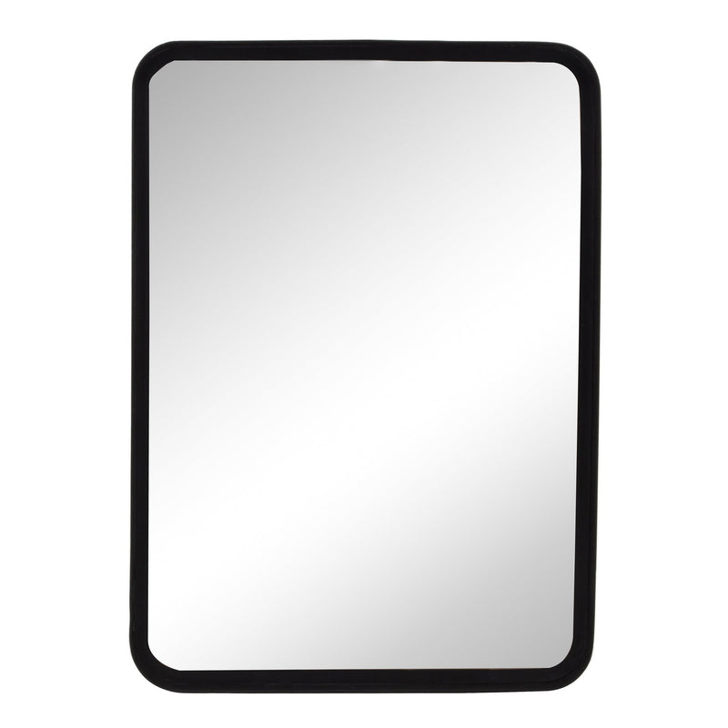 28" RECTANGULAR MIRROR, BLACK - Al Rugaib Furniture