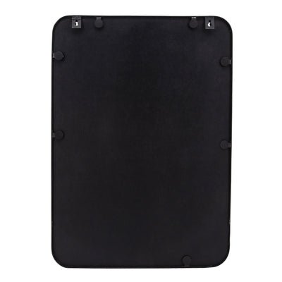 28" RECTANGULAR MIRROR, BLACK - Al Rugaib Furniture
