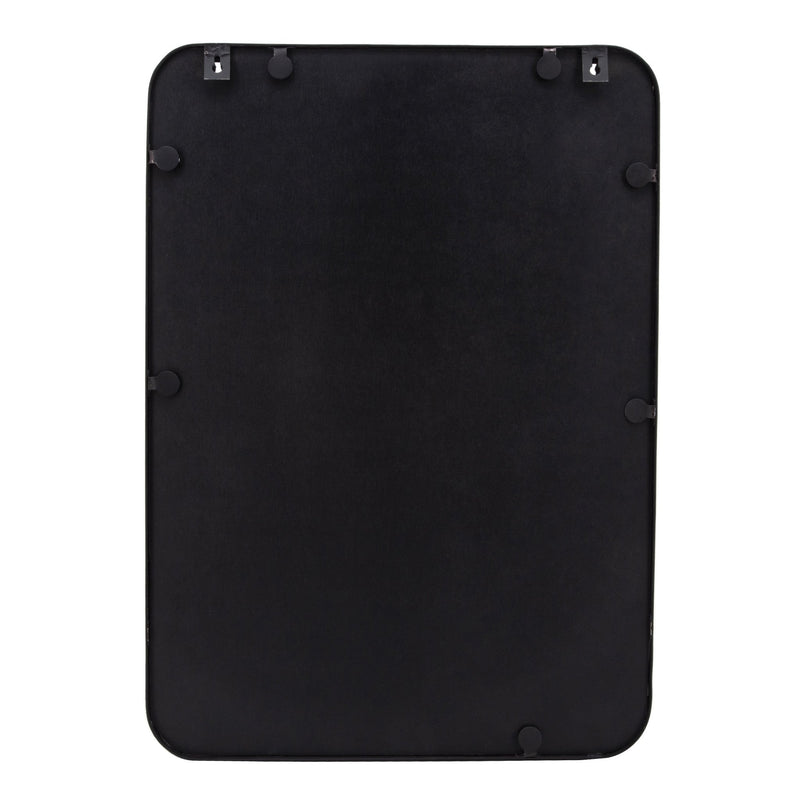 28" RECTANGULAR MIRROR, BLACK - Al Rugaib Furniture