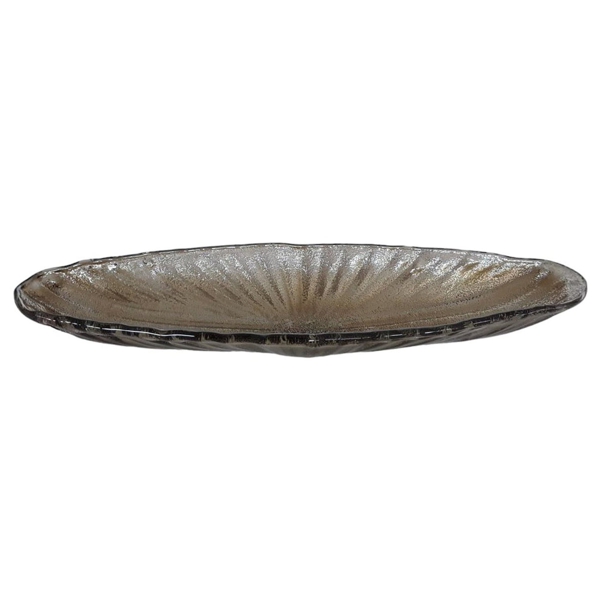 28" Salerno Large Italian Art Glass Tray Table Decors| Sagebrook Home