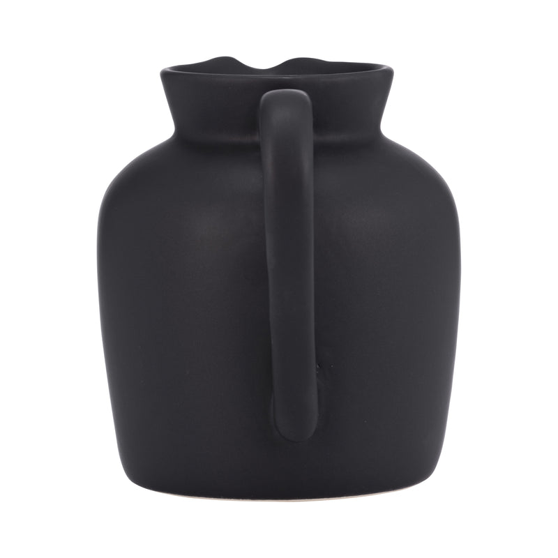 Cer, 5 Pitcher Vase, Black