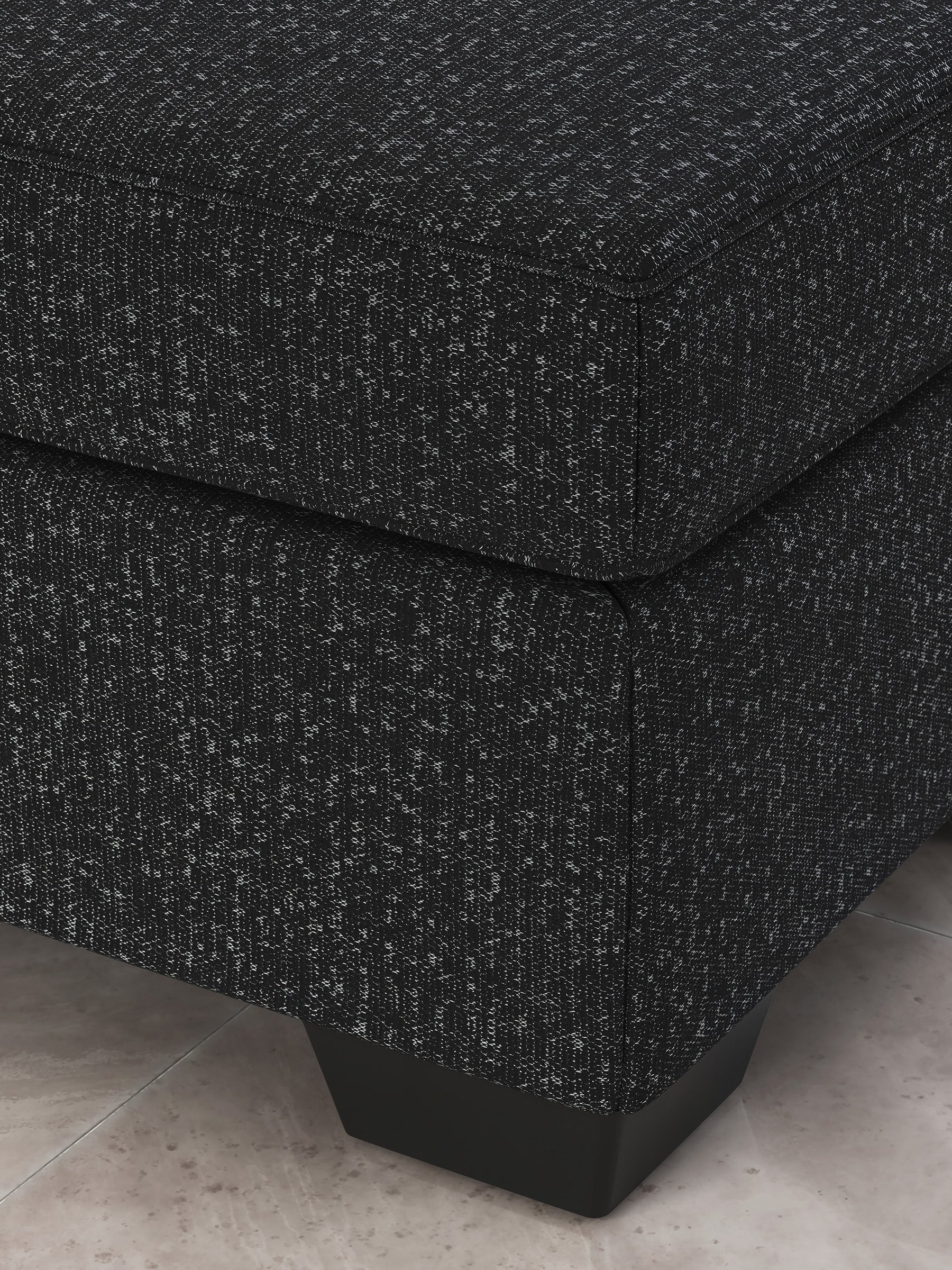 Jasmine Peaks Ottoman