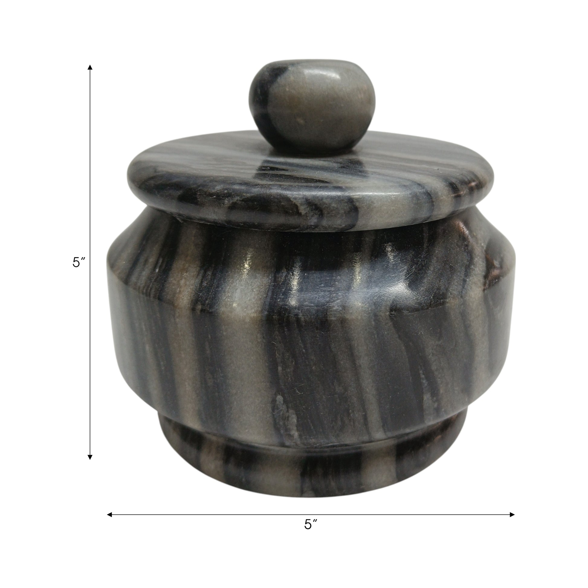 جرة الرخام المنحوتة رينالت Rennalt Carved Marble Jar