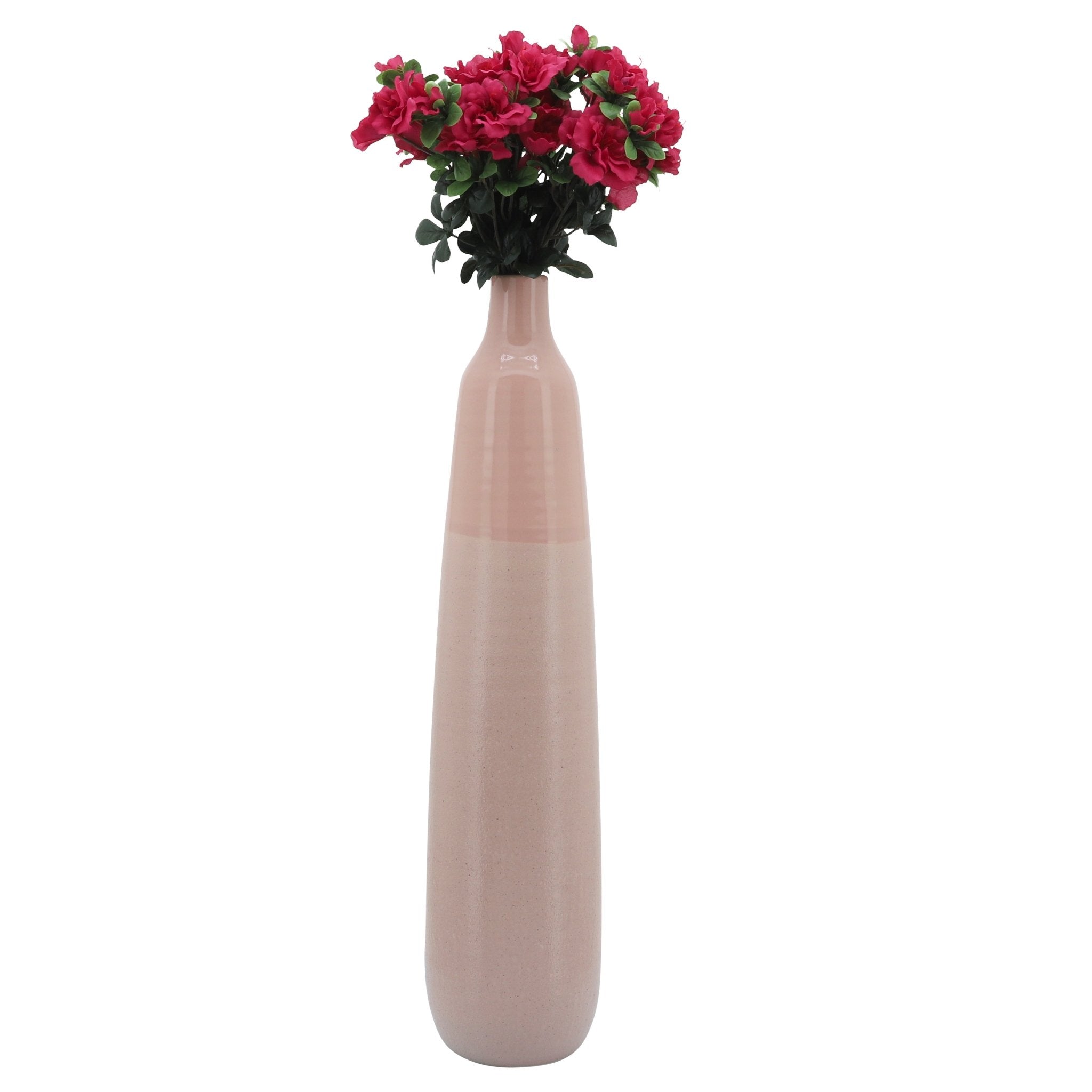 28"H BOTTLE VASE, BLUSH Vases and Jars| Sagebrook Home