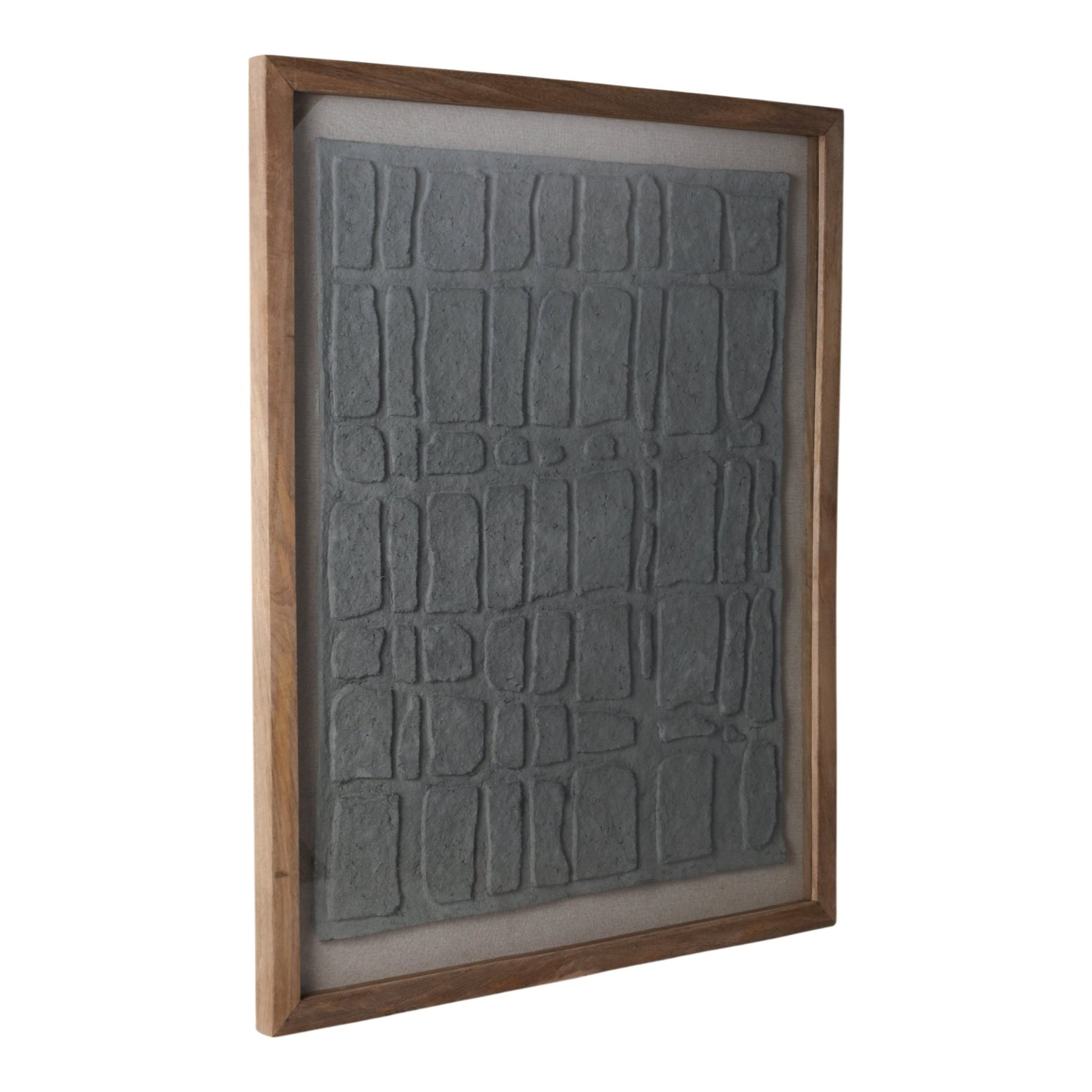 28x35" Paper Mache Wall Art W/wooden Frame /glass Wall Art| Sagebrook Home