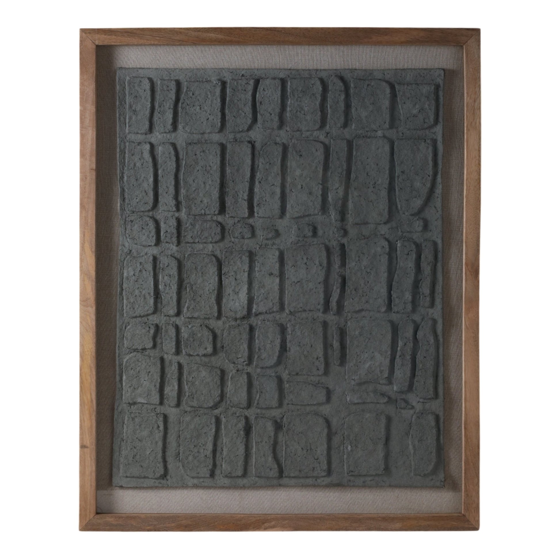 28x35" Paper Mache Wall Art W/wooden Frame /glass Wall Art| Sagebrook Home