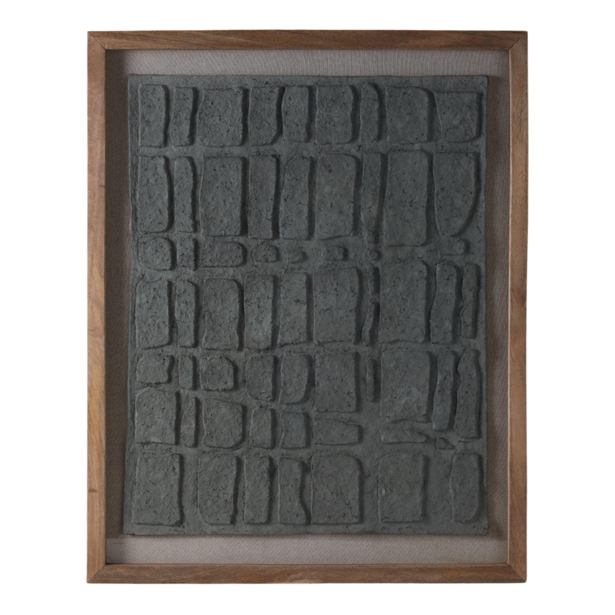 28x35" Paper Mache Wall Art W/wooden Frame /glass Wall Art| Sagebrook Home