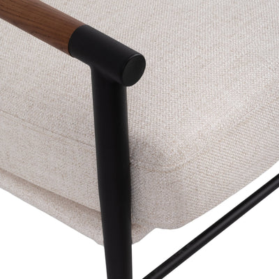 29" Calvo Accent Chair, Gray - Al Rugaib Furniture