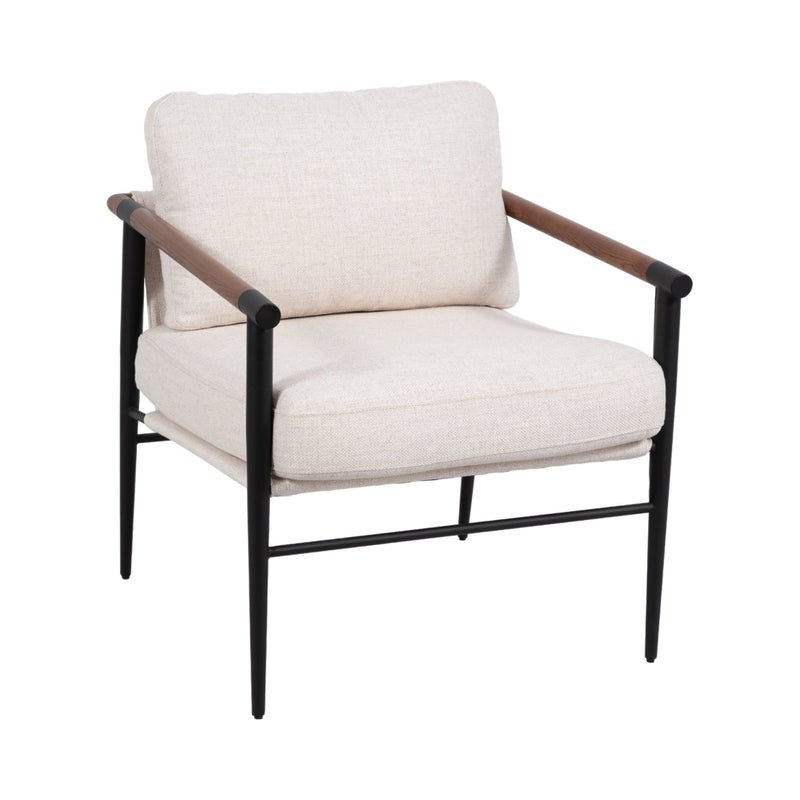 29" Calvo Accent Chair, Gray - Al Rugaib Furniture