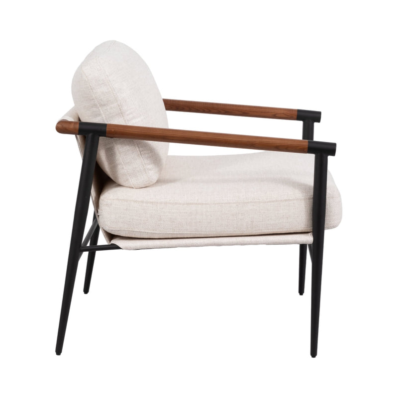 29" Calvo Accent Chair, Gray - Al Rugaib Furniture