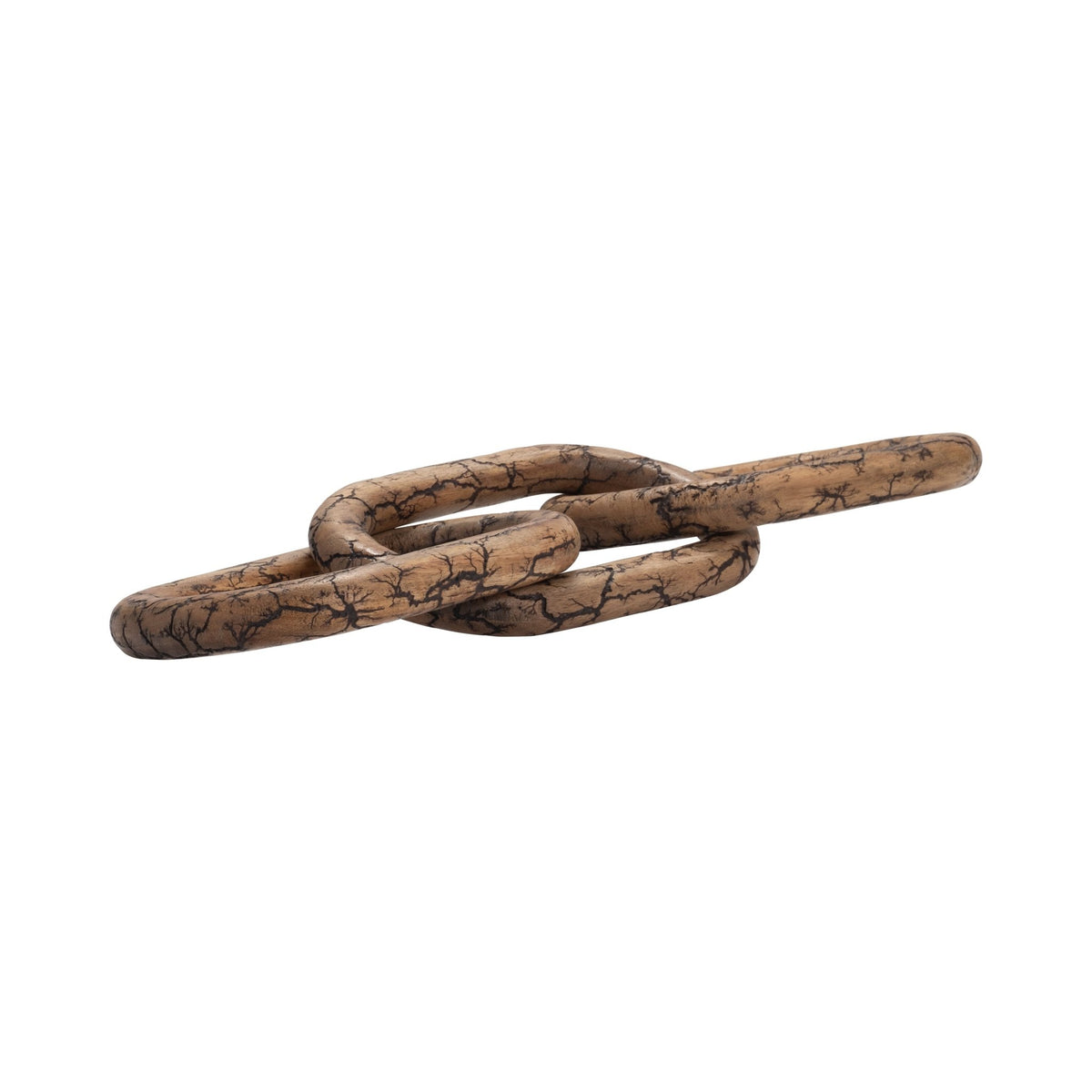 29" Desta Light Wood Link Chain Table Decors| Sagebrook Home