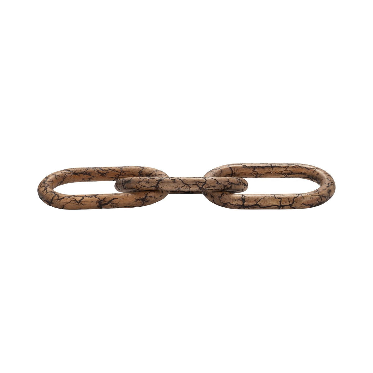 29" Desta Light Wood Link Chain Table Decors| Sagebrook Home