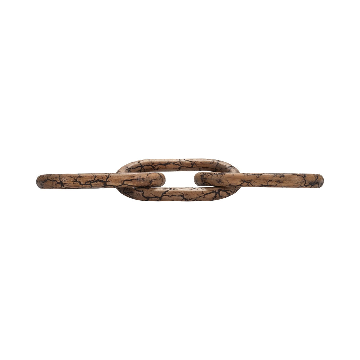 29" Desta Light Wood Link Chain Table Decors| Sagebrook Home