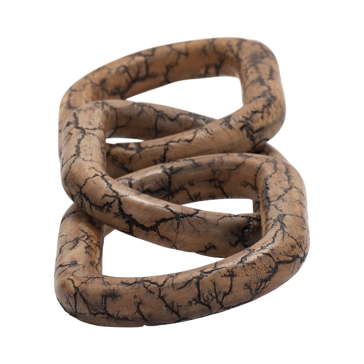 29" Desta Light Wood Link Chain Table Decors| Sagebrook Home