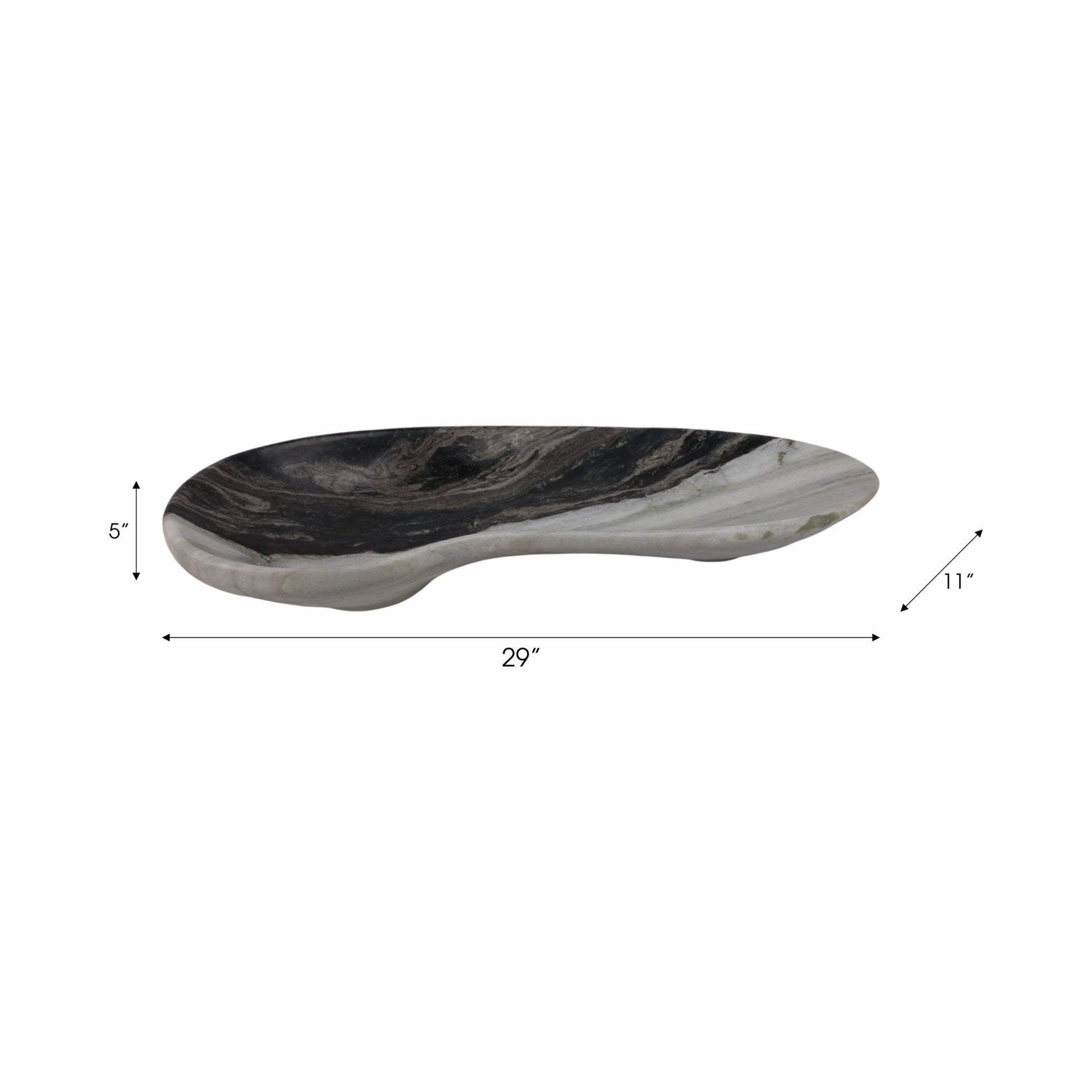 29" Himalayan Marble Tray Table Decors| Sagebrook Home