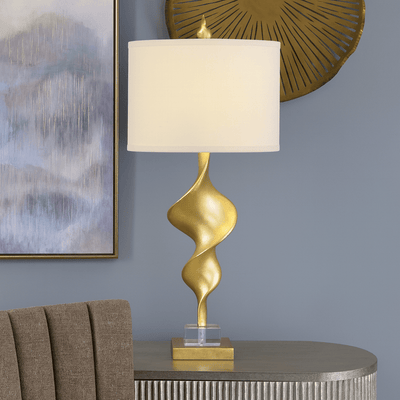 29" TH TABLE LAMP. 15"/10"X15"/10"X10" SHADE - Al Rugaib Furniture
