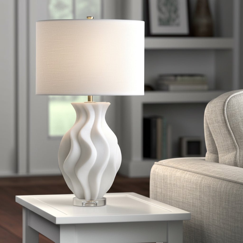29" Vilnuis Quartz Resin Table Lamp Table Decors| Sagebrook Home