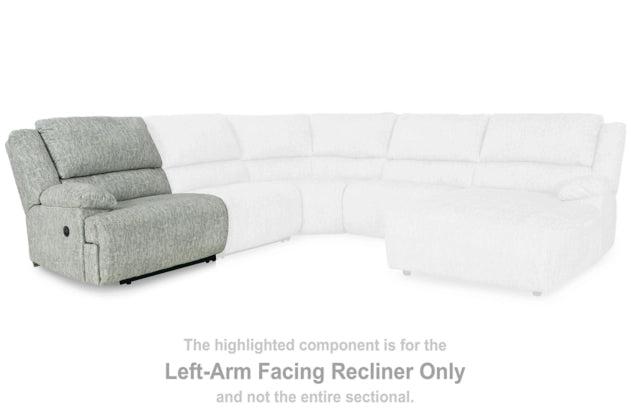 Left-Arm Facing Recliner
