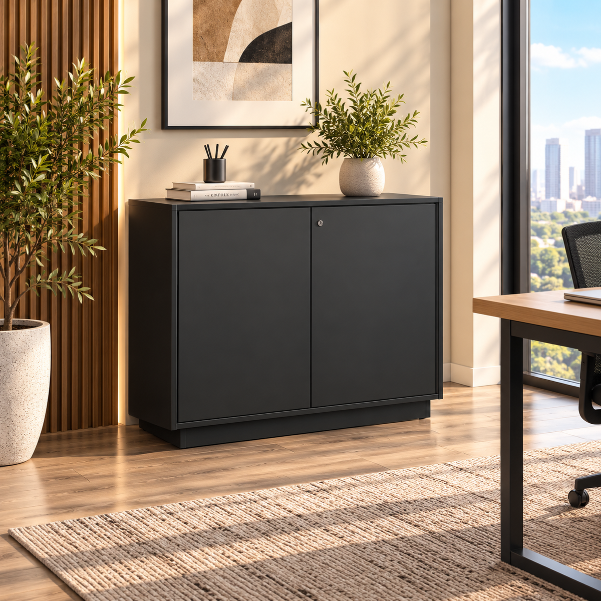 Bordo Low Cabinet - Black